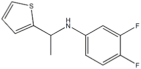 3,4-difluoro-N-[1-(thiophen-2-yl)ethyl]aniline Struktur