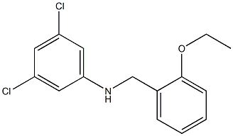 3,5-dichloro-N-[(2-ethoxyphenyl)methyl]aniline Struktur