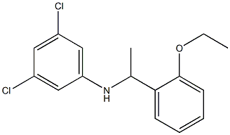 3,5-dichloro-N-[1-(2-ethoxyphenyl)ethyl]aniline Struktur