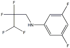 3,5-difluoro-N-(2,2,3,3-tetrafluoropropyl)aniline Struktur