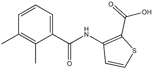 3-[(2,3-dimethylbenzoyl)amino]thiophene-2-carboxylic acid Struktur