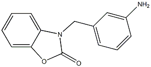 3-[(3-aminophenyl)methyl]-2,3-dihydro-1,3-benzoxazol-2-one Struktur