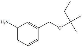 3-{[(2-methylbutan-2-yl)oxy]methyl}aniline Struktur