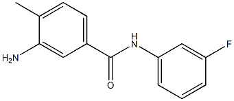 3-amino-N-(3-fluorophenyl)-4-methylbenzamide Struktur