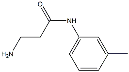 3-amino-N-(3-methylphenyl)propanamide Struktur