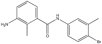 3-amino-N-(4-bromo-3-methylphenyl)-2-methylbenzamide Struktur