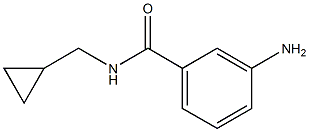 3-amino-N-(cyclopropylmethyl)benzamide Struktur