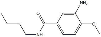 3-amino-N-butyl-4-methoxybenzamide Struktur