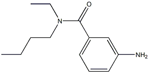 3-amino-N-butyl-N-ethylbenzamide Struktur