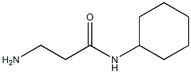 3-amino-N-cyclohexylpropanamide Struktur