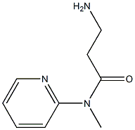 3-amino-N-methyl-N-(pyridin-2-yl)propanamide Struktur