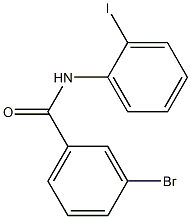 3-bromo-N-(2-iodophenyl)benzamide Struktur