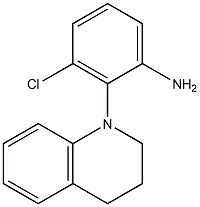 3-chloro-2-(1,2,3,4-tetrahydroquinolin-1-yl)aniline Struktur