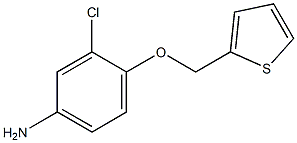 3-chloro-4-(thien-2-ylmethoxy)aniline Struktur