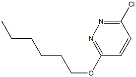 3-chloro-6-(hexyloxy)pyridazine Struktur