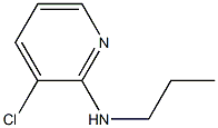 3-chloro-N-propylpyridin-2-amine Struktur