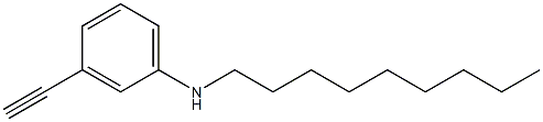 3-ethynyl-N-nonylaniline Struktur