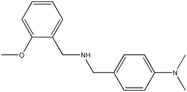 4-({[(2-methoxyphenyl)methyl]amino}methyl)-N,N-dimethylaniline Struktur