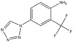 4-(1H-tetrazol-1-yl)-2-(trifluoromethyl)aniline Struktur