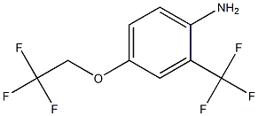 4-(2,2,2-trifluoroethoxy)-2-(trifluoromethyl)aniline Struktur