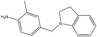 4-(2,3-dihydro-1H-indol-1-ylmethyl)-2-methylaniline Struktur