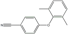 4-(2,6-dimethylphenoxy)benzonitrile Struktur