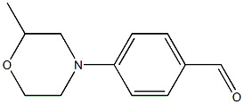 4-(2-methylmorpholin-4-yl)benzaldehyde Structure