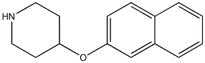 4-(2-naphthyloxy)piperidine Struktur