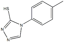 4-(4-methylphenyl)-4H-1,2,4-triazole-3-thiol Struktur