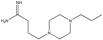 4-(4-propylpiperazin-1-yl)butanimidamide Struktur