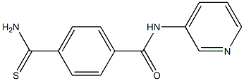 4-(aminocarbonothioyl)-N-pyridin-3-ylbenzamide Struktur