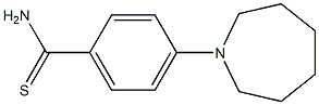 4-(azepan-1-yl)benzene-1-carbothioamide Struktur