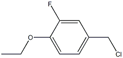 4-(chloromethyl)-1-ethoxy-2-fluorobenzene Struktur