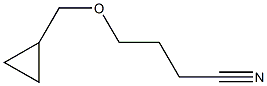 4-(cyclopropylmethoxy)butanenitrile Struktur