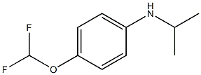 4-(difluoromethoxy)-N-(propan-2-yl)aniline Struktur