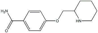 4-(piperidin-2-ylmethoxy)benzamide Struktur