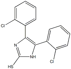 4,5-bis(2-chlorophenyl)-1H-imidazole-2-thiol Struktur