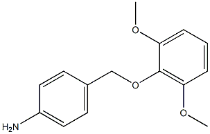 4-[(2,6-dimethoxyphenoxy)methyl]aniline Struktur