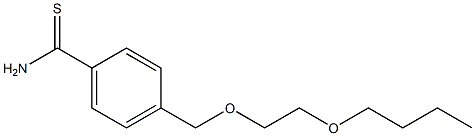 4-[(2-butoxyethoxy)methyl]benzene-1-carbothioamide Struktur