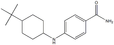 4-[(4-tert-butylcyclohexyl)amino]benzamide Struktur