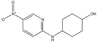 4-[(5-nitropyridin-2-yl)amino]cyclohexan-1-ol Struktur