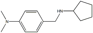 4-[(cyclopentylamino)methyl]-N,N-dimethylaniline Struktur