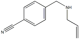 4-[(prop-2-en-1-ylamino)methyl]benzonitrile Struktur