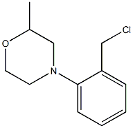 4-[2-(chloromethyl)phenyl]-2-methylmorpholine Struktur