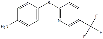 4-{[5-(trifluoromethyl)pyridin-2-yl]sulfanyl}aniline Struktur