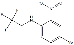 4-bromo-2-nitro-N-(2,2,2-trifluoroethyl)aniline Struktur