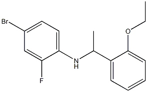 4-bromo-N-[1-(2-ethoxyphenyl)ethyl]-2-fluoroaniline Struktur