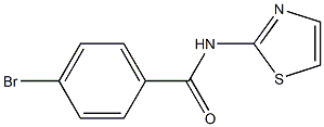 4-bromo-N-1,3-thiazol-2-ylbenzamide Struktur