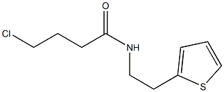 4-chloro-N-(2-thien-2-ylethyl)butanamide Struktur