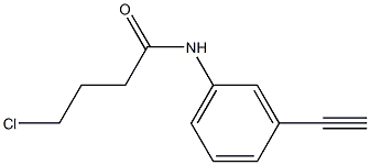 4-chloro-N-(3-ethynylphenyl)butanamide Struktur